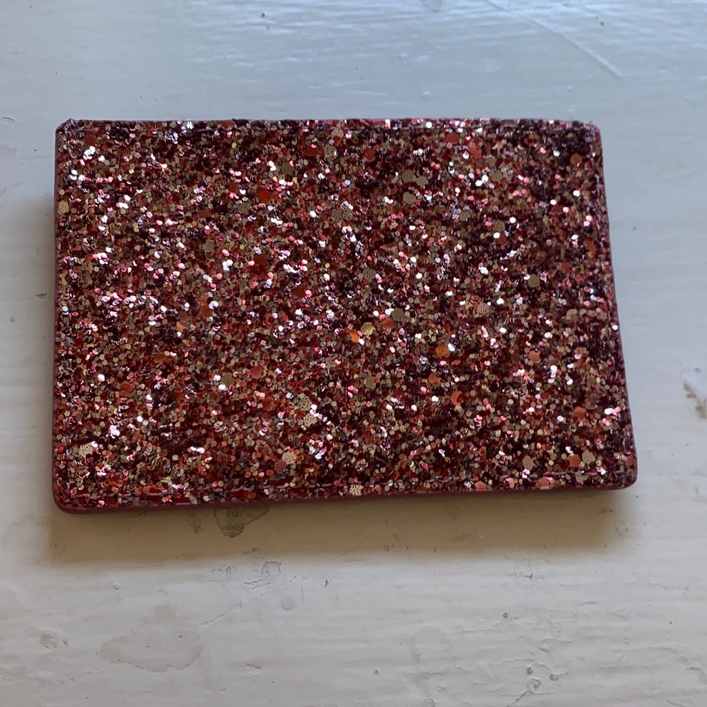 Brand new kate spade glitter card holder